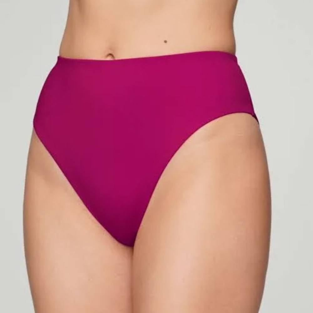 Cuup Women's The Highwaist Orchid Purple Swim Bottoms Size Small